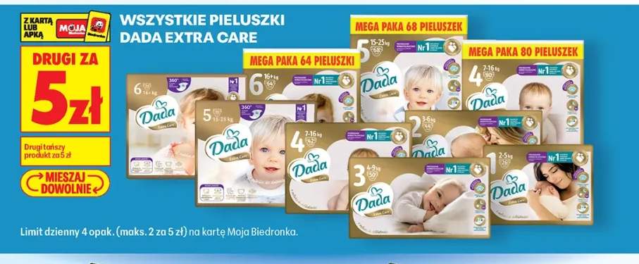 Pieluszki Dada Extra Care