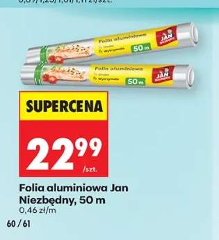 Folia aluminiowa Jan Niezbędny 50 m