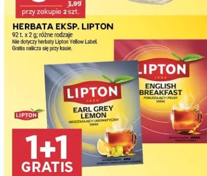 Herbata ekspresowa Lipton Earl Grey Lemon +1 wariant