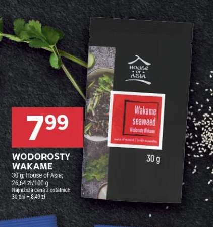 Wodorosty Wakame House of Asia