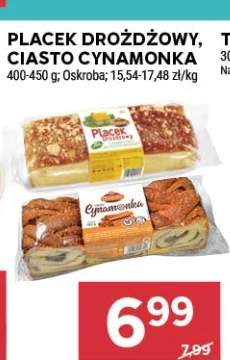 Placek drożdżowy Oskroba +1 wariant