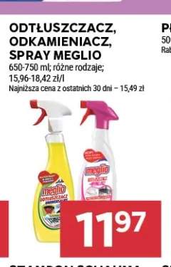 Odtłuszczacz spray Meglio +1 wariant