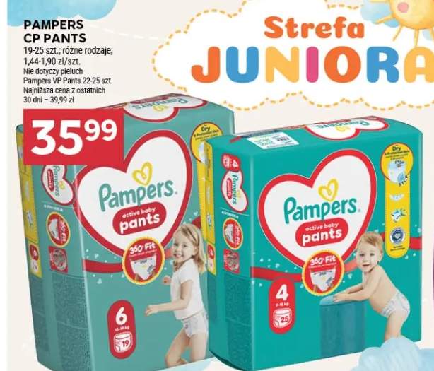 Pieluchomajtki Pampers CP Pants
