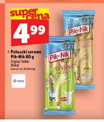 Paluszki serowe Pik-Nik Original +1 wariant