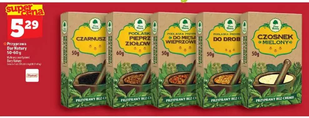 Przyprawa podlaski pieprz ziołowy Dary Natury +4 warianty