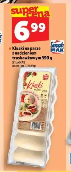 Kluski na parze z nadzieniem truskawkowym SmakMAK