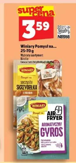 Fix Winiary Pomysł na… Air Fryer aromatyczny gyros +1 wariant