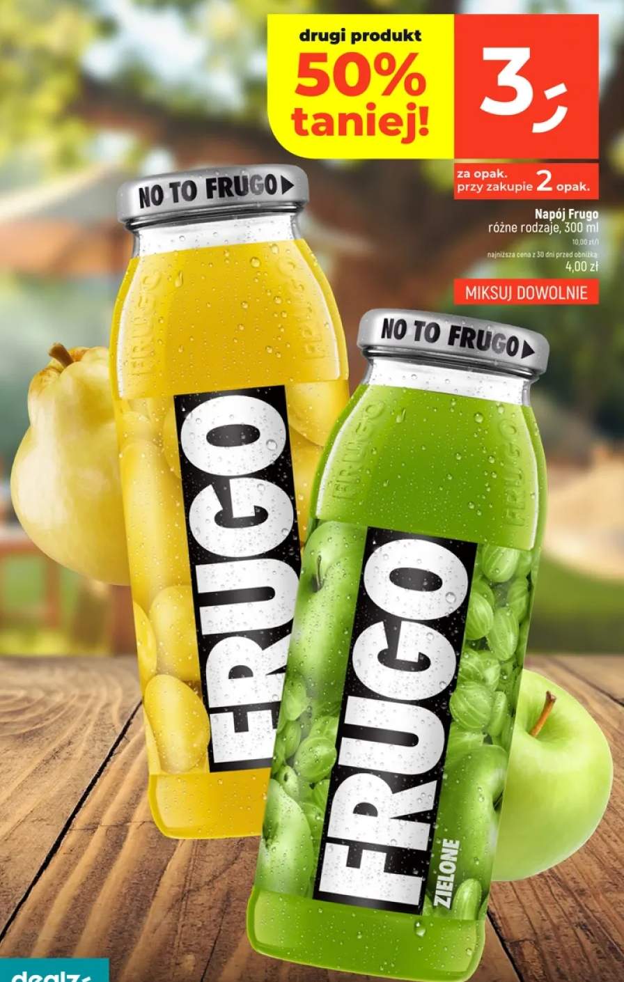 Napój Frugo zielone +1 wariant