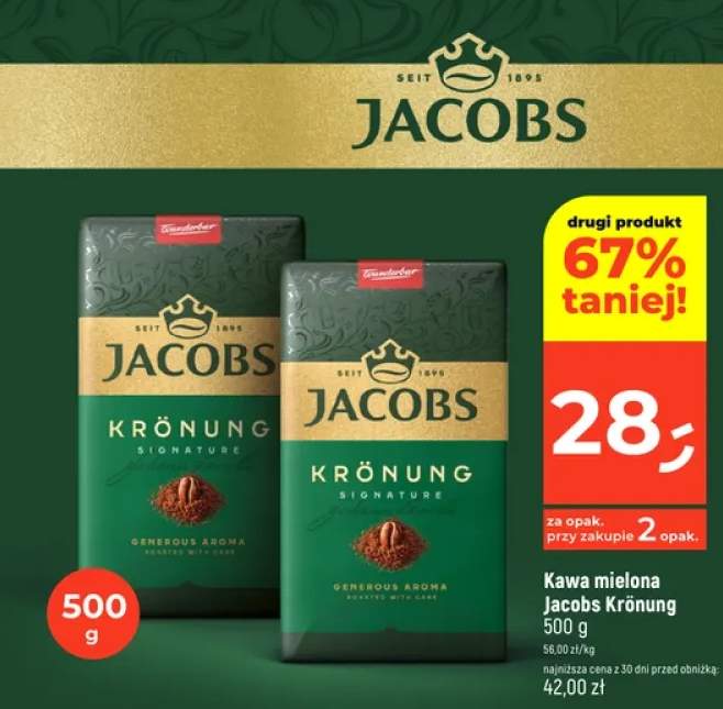 Kawa mielona Jacobs Krönung