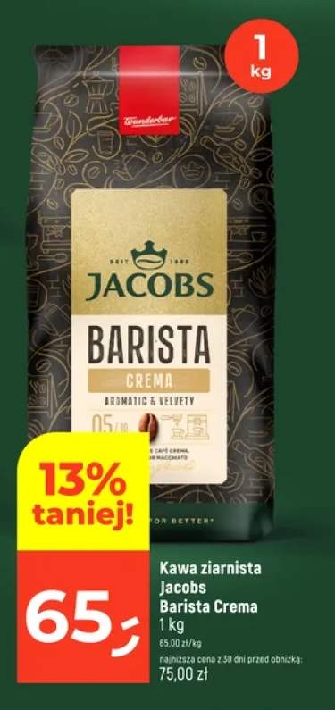 Kawa ziarnista Jacobs Barista Crema