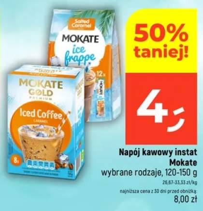 Kawa rozpuszczalna Napój kawowy instant Mokate Gold Premium Iced Coffee Caramel +1 wariant