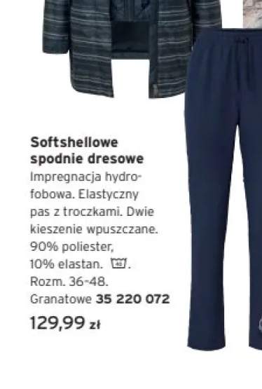 Softshellowe spodnie dresowe Tchibo