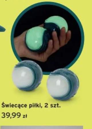 Świecące piłki 2-pak