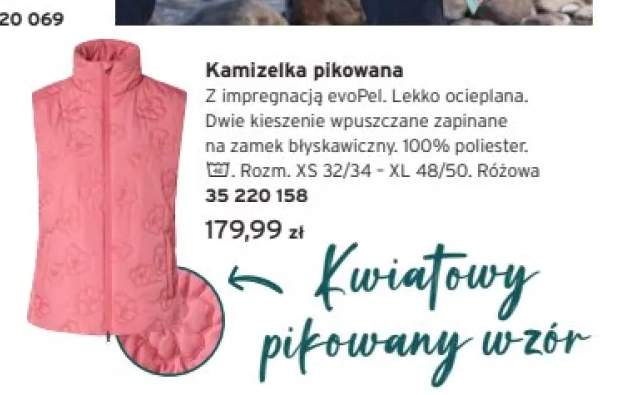 Kamizelka pikowana