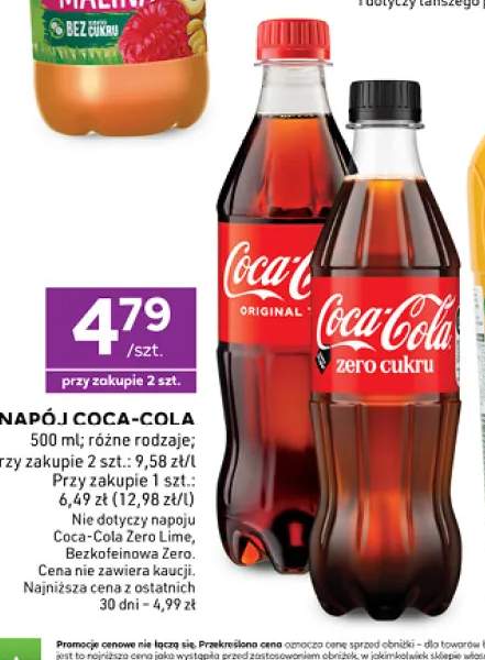 Napój gazowany Coca-Cola Original +1 wariant