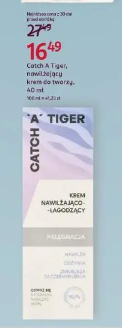 Nawilżający krem do twarzy Catch A Tiger