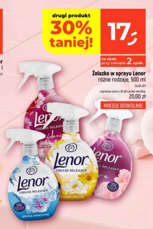 Żelazko w sprayu Lenor
