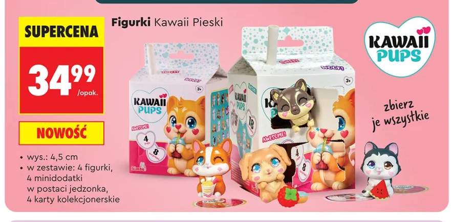 Figurki Kawaii Pieski Kawaii Pups