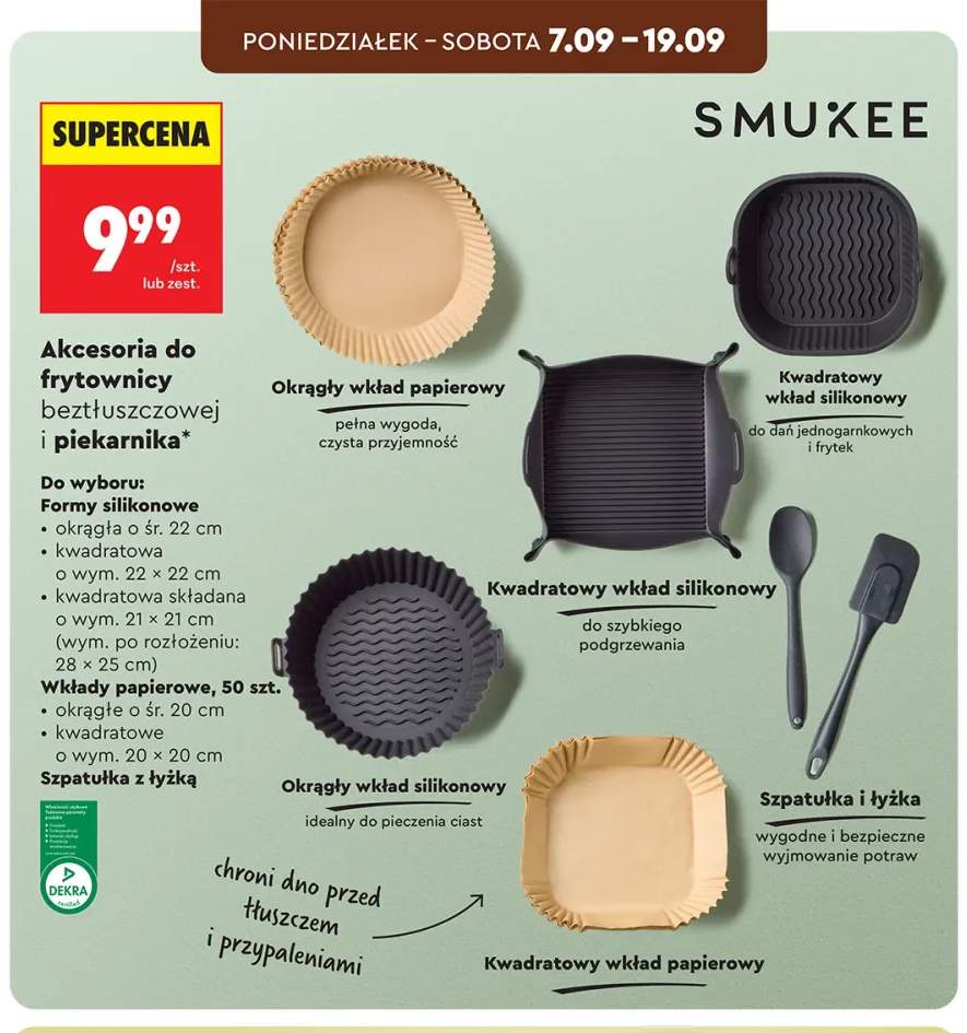 Forma silikonowa okrągła Smukee +5 wariantów