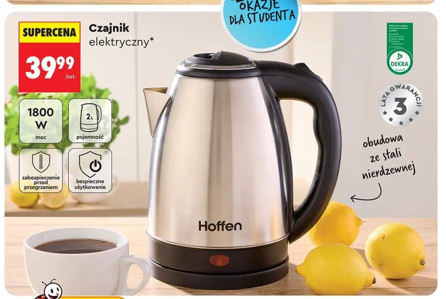 Czajnik elektryczny Hoffen