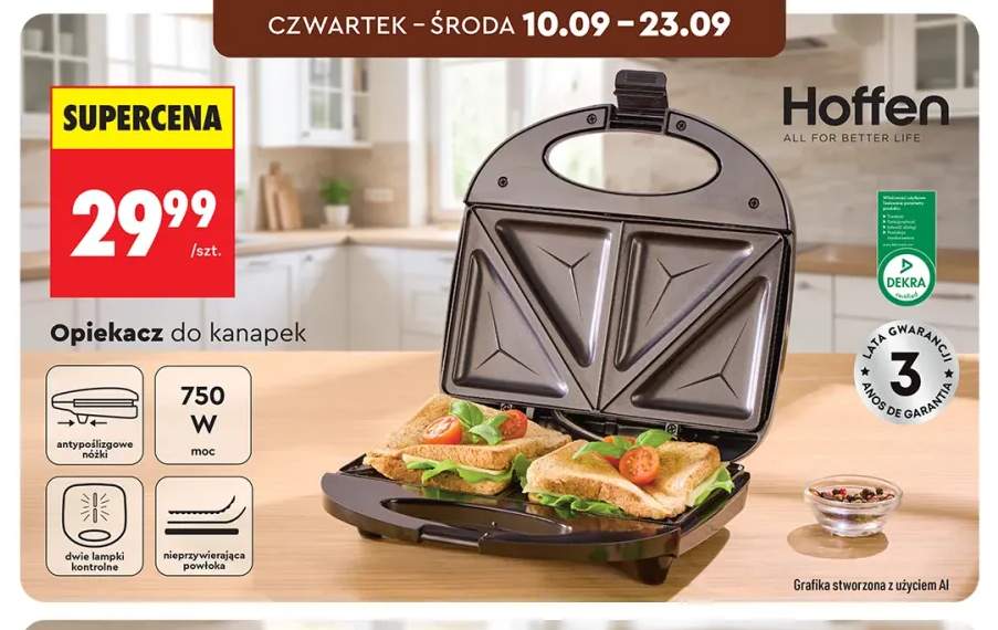 Opiekacz do kanapek Hoffen