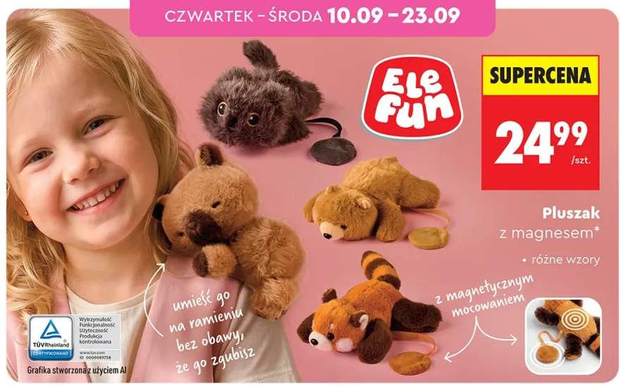 Pluszak z magnesem Ele Fun