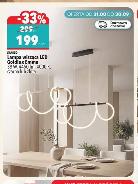 Lampa wisząca LED Goldlux Emma Sanico