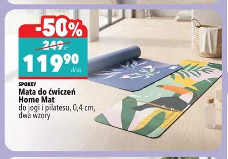 Mata do ćwiczeń Home Mat do jogi i pilatesu Spokey