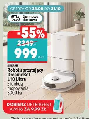 Robot sprzątający DreameBot L10 Ultra z funkcją mopowania Dreame