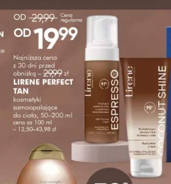 Kosmetyki samoopalające do ciała Perfect Tan Lirene