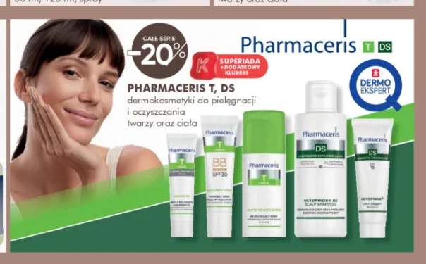 Dermokosmetyki do pielęgnacji i oczyszczania twarzy oraz ciała Pharmaceris T +1 wariant
