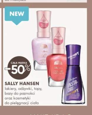 Lakiery, odżywki, topy, bazy do paznokci oraz kosmetyki do pielęgnacji ciała Sally Hansen