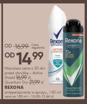 Antyperspirant w sprayu Active Protection Fresh Rexona +1 wariant