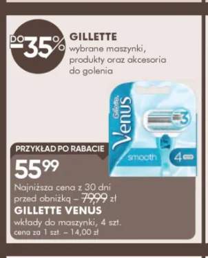Wkłady do maszynki Gillette Venus