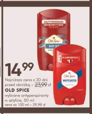 Antyperspirant w sztyfcie Deep Sea Old Spice +1 wariant
