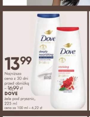 Żel pod prysznic Deeply Nourishing Dove +1 wariant
