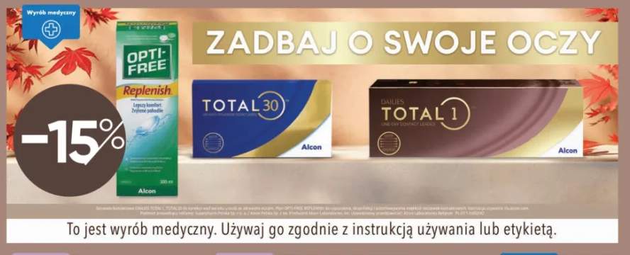 Płyn do soczewek Opti-Free Replenish Alcon +2 warianty