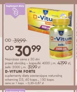 Suplement diety D-Vitum Forte 4000 j.m. +1 wariant