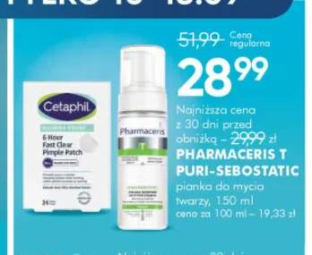 Pianka do mycia twarzy Pharmaceris T Puri-Sebostatic