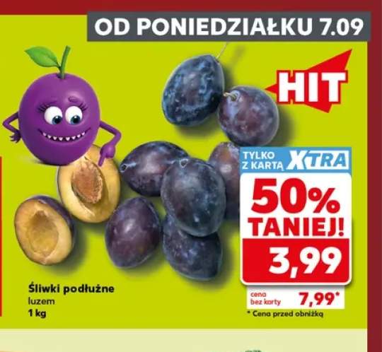 Śliwki podłużne