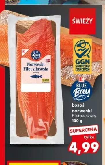 Łosoś norweski filet ze skórą Blue Bay