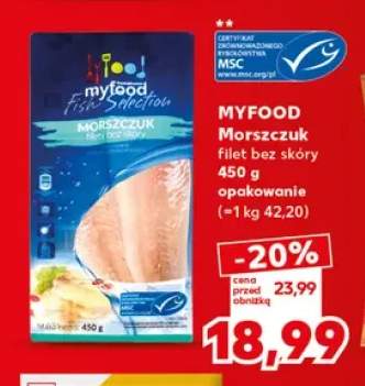 Morszczuk filet bez skóry Myfood