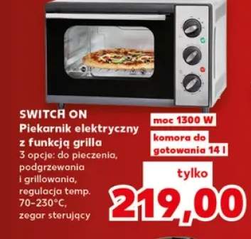 Piekarnik elektryczny z funkcją grilla Switch On