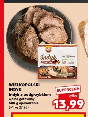 Indyk z podgrzybkiem wolno gotowany Wielkopolski