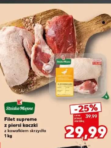 Filet supreme z piersi kaczki z kawałkiem skrzydła Stoisko Mięsne