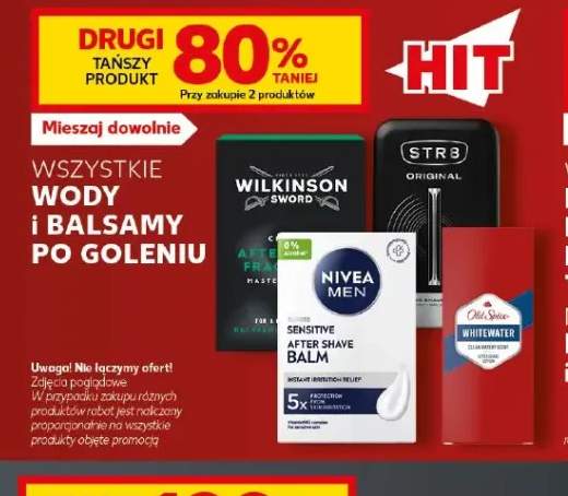 Wody i balsamy po goleniu +4 warianty