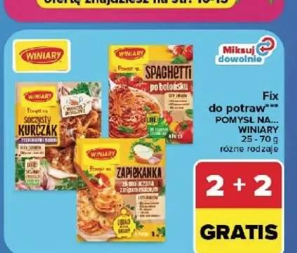Fix do potraw Pomysł na... Soczysty kurczak z czosnkiem i ziołami Winiary +2 warianty