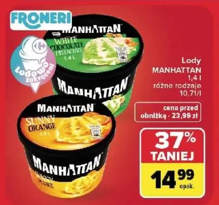 Lody Sunny Orange Manhattan +1 wariant