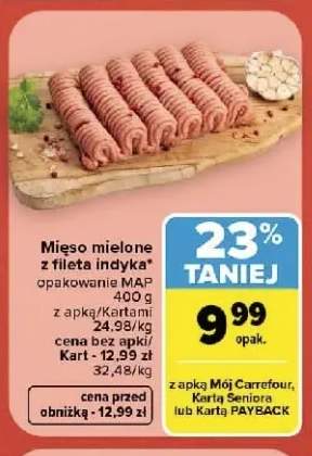 Mięso mielone z fileta indyka