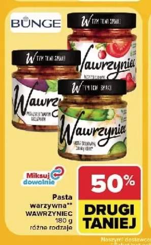 Pasta warzywna z grillowanym bakłażanem Wawrzyniec +3 warianty